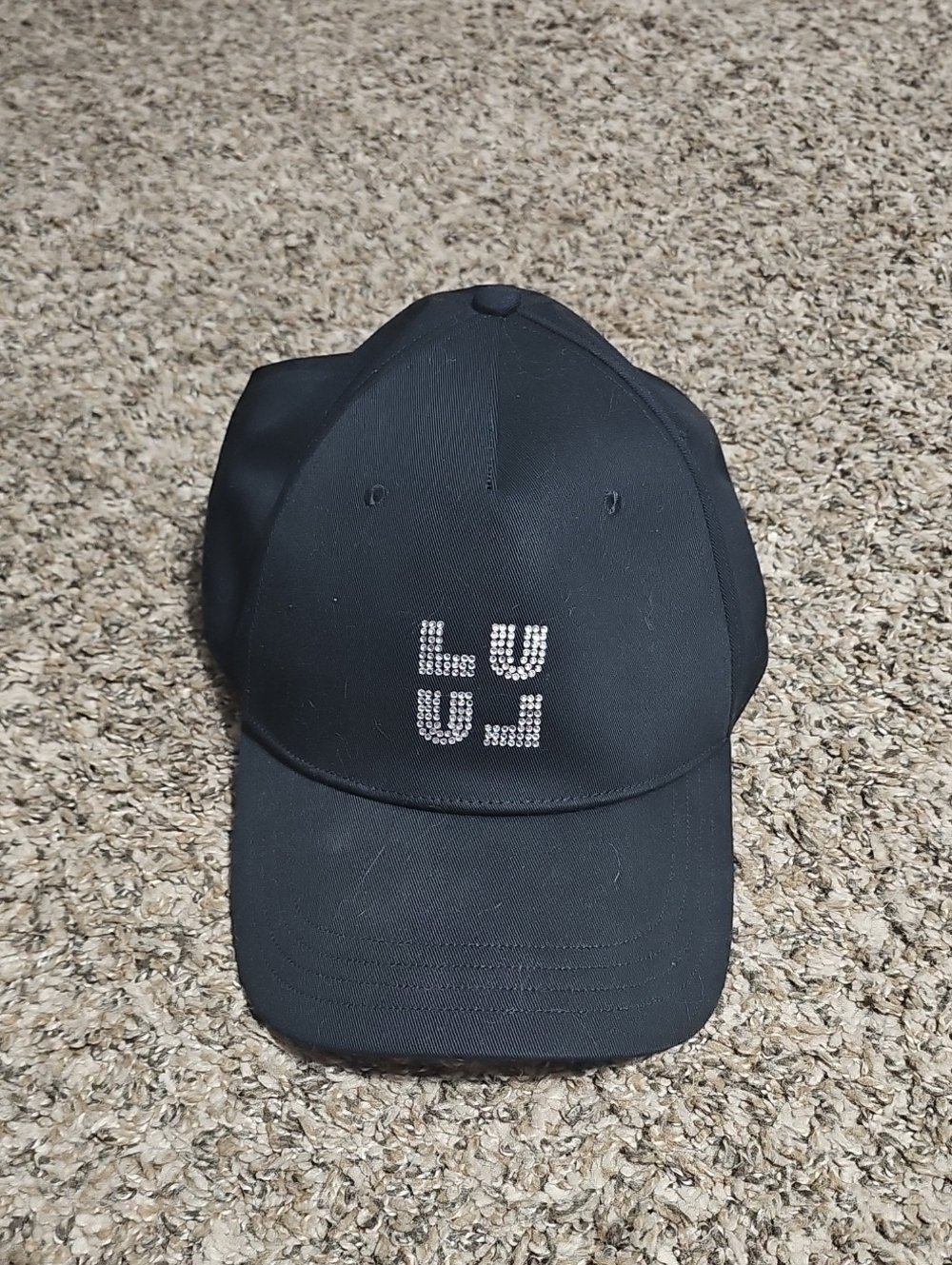 Lululemon Unisex Structured Ball Cap, Jewelled! Nwots, BLK, L/Xlg.